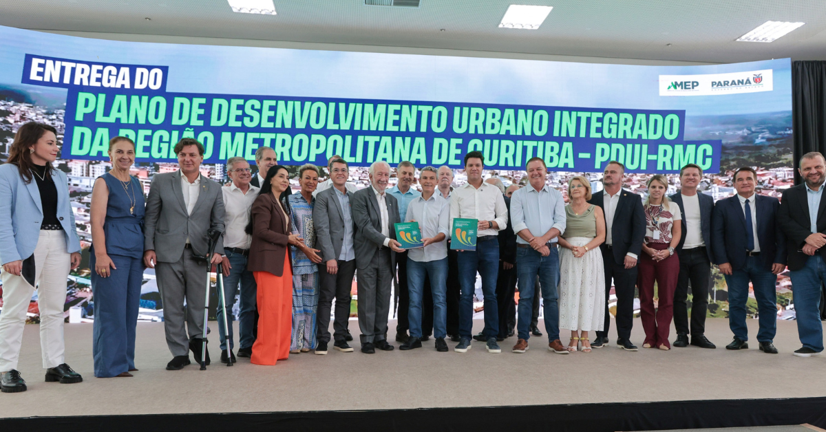 Região Metropolitana de Curitiba ganha novo plano de desenvolvimento
