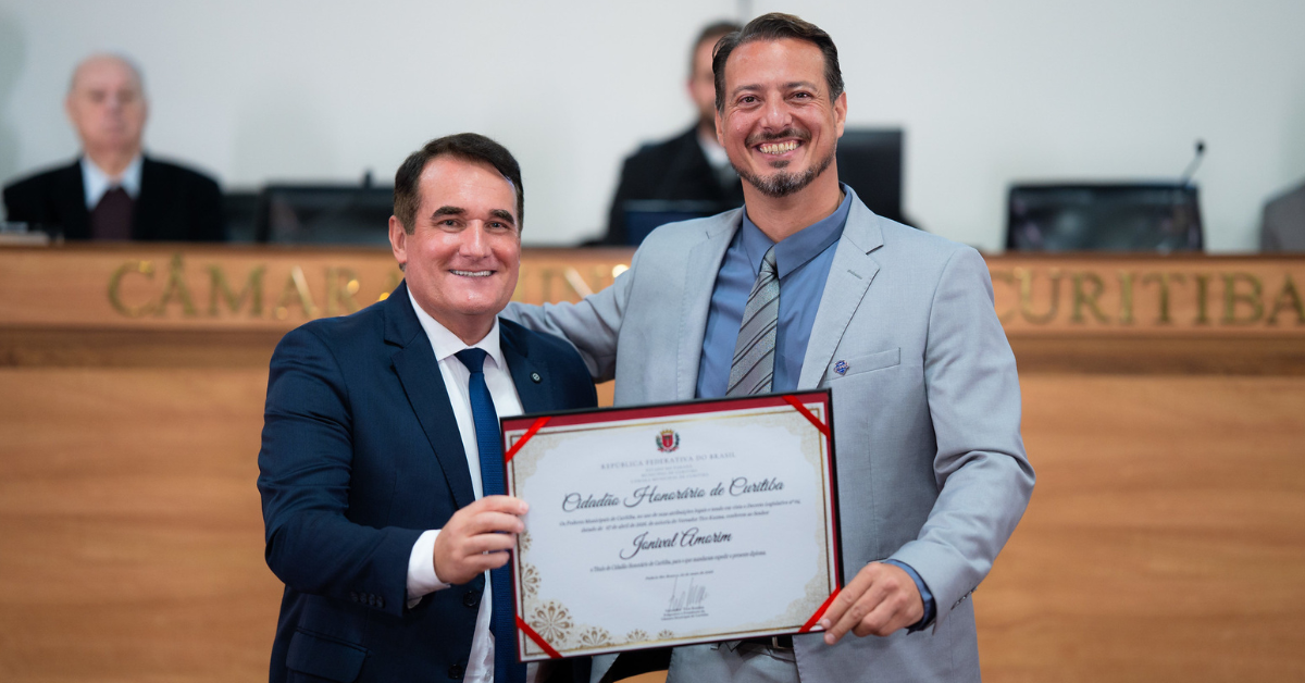 Fundador do Grupo Veper recebe título de Cidadão Honorário de Curitiba
